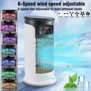 Mini Air Conditioner Humidifier Cooler Personal Cooling Bedroom Fan Night Light