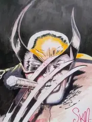 WOLVERINE Original Drawing, Prague Comic Con