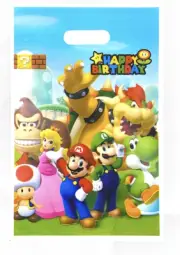 10X Super Mario Party Bags and Supplies ( balloons & Party Set)