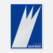 Galrie Kieler Woche 1968 Regatta Vintage Art Poster - Sailing History, Poster Only, A1 60 x 84cm (23 x 33inch)