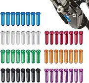 Brake Cables End Caps | Aluminum Alloy Bike Brake Cable End Caps - Cycling Components & Parts, Portable Shift Terminal Cover for Road Mountain Cycle