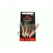 Rough Rider Flasher Circle Hooks 5/0 Red/Chartreuse 5 Hooks