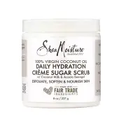 Shea Moisture Skin Care, Daily Hydration Cr?me Sugar Scrub with Virgin Coconut O
