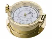 TIDE CLOCK, ROYAL MARINER 116m CAST POLISHED BRASS, USA QUARTZ MOVEMENT, #C622D