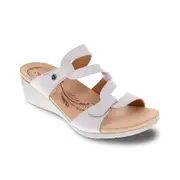 Revere Sofia Wedge - Oyster Lizard