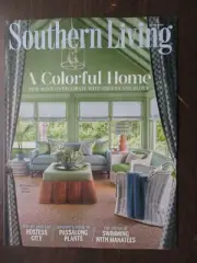 SOUTHERN LIVING MAGAZINE MARCH 2025 COLORFUL HOME GREENS & BLUES MANATEES