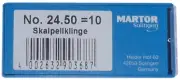Rounded Scalpel Blades - German-Made Quality (10 pack)