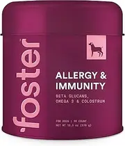 Pet Wellness Health Supplements for Dogs, Formulated with Vets, Allergy & Immune Support, Enhances Immune System, 90ct