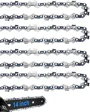 18 Inch Chainsaw Chains, Chainsaw Chain 18 Inch 3/8" LP Pitch .050" Gauge 62 Drive Links, 18 Chainsaws Chain Compatible with STIHL Husqvarna Craftsman Oregon Echo 18 In Chainsaw Chains(4Pack)