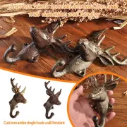 Antler Coat Hook, Iron Wall Hook Coat Hook, Suitable For Bathroom And Kitchen