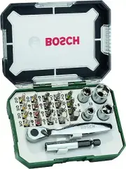 Bosch 26-pcs Screwdriver Bit and Ratchet Set with Colour Coding #2607017322