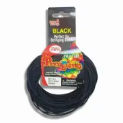 12 Pack Pepperell Pony Bead Lacing 2mmX60'-Black 5A0024LQ-1G7Z4