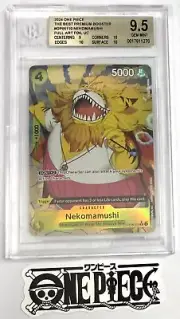 BGS 9.5 One Piece OP06-110 UC* Nekomamushi Full Art Foil - English - PRB01
