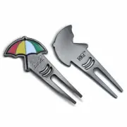 Palmer Custom Shape Mini Divot Tool - Umbrella Color - AP Enterprises