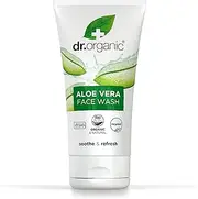 [DR ORGANIC] Aloe Vera Face Wash, Soothing, Cleansing, All Skin Types, Natural, Vegan, Cruelty-Free, Paraben & SLS-Free, Organic, 150ml