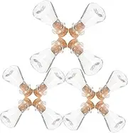 12Pcs Glass Jars with Cork Stoppers DIY Wishing Bottles for Hanging Decor for Memorable Items Drift Bottle Crafts and Unique