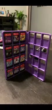 Nintendo Switch Portfolio Cartridge Case Dust Protector Book Sleeve - 24 Games