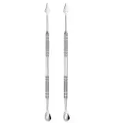 2pcs Double Sided Wax Clay Sculpting Tool Spatula Spoon 6.5" Length