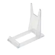 10pcs Clear Display Easels Adjustable Plate Holder Stand Picture Frames