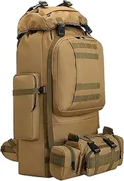 HongXingHai 100L Camping Hiking Backpack,Molle military Tactical rucksack backpack,Waterproof Lightweight Hiking Backpack