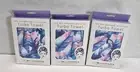 Lemon Lavender Women's Turban Towel Pure Paradise Floral Pattern Lot Of 3