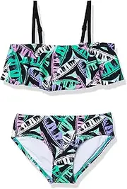 [Kanu Surf] Girls' Karlie Flounce Bikini Beach Sport