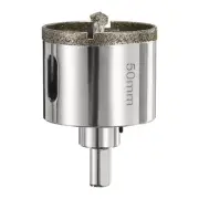 Diamond Drill Bit Hole Saw 2"(50mm) Tile Drilling Tool with Guiding Drill Bit