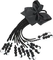 WEKAMOS Diy Ponytail Hair Extensions Braided Ponytail Bowknot for Women Safe and Reusable