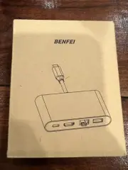 BENFEI USB C HUB 4in1 USB Type-C Adapter USB C to USB Ethernet , J