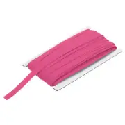 2/5 Inch Double Fold Bias Tape Polyester Bias Tape(Rose Red 25 Yards)