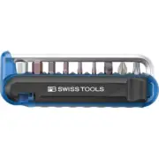 PB Swiss Tools PB 470.Blue CBB BikeTool: Pocket Tool With 9 Screwdriving Tools