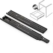Full Extension Drawer Slide, Tiberham 250 mm Ball Bearing Drawer Runner, Heavy Duty Side Mount Drawer Rail (Pack of 2)