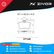 PREMIER Ceramic DB1449 Brake Pads For AUDI S4 2.7 AVANT B5 2.7L AZB #CP1449