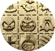 Halloween Symbols (pumpkin, ghost, spider, claw marks) Wax Seal Stamp head
