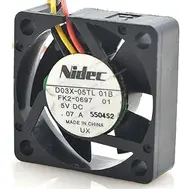Compatible for NIDEC D03X-05TL 01B 5V 0.07A 3010 3cm 3-Wire Cooling Fan
