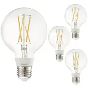 Diodesy 4PK Smart WiFi LED Light Bulbs, 2200K-6500K, 5.5W, 60W, 600LM, E26