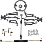 4 Wheel Front Drive Half Axle Suspension Swingarm Tie Rod End For ATV Go Kart