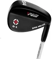 50°/52°/54°/56°/58°/60°/62°/64° Degree Golf Sand Wedge - Forged Steel Clubs for Men/Women, Outdoor & Sports (64°,Black Wedge)