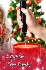 Vikus Electric Milk Frother for Bulletproof Coffee - USB Rechargeable