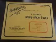 "WHITEACE" STAMP ALBUM PAGES U.S. BOOKLET PANES #BP-17,1996 FREE SHP.