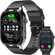 Smart Watch 2.1" HD Touch Screen Military Call Text Heart Rate ActivityTracker