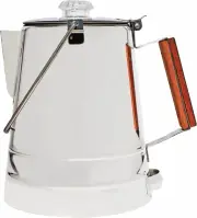 COLETTI Butte Percolator Coffee Pot — Large Coffee Pot, NO Aluminum or Plastic [