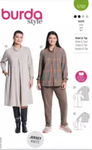 Burda 5782 Misses Dress & Top Sewing Pattern Sizes 10-28 NEW!