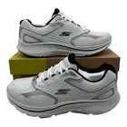 Skechers Go Run Consistent 2.0 Shoes Men's Size 11 White Silver Lace Up 220868