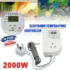 Digital Thermostat Controller For Reptile Snake Lizard Heat Mat Lamp Incubator-