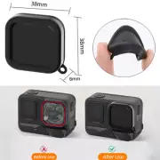 Silicone Case Protective Cover for Insta360 Ace Pro/Ace Pro 2 Camera Lens Cap