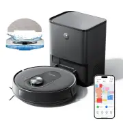 [EU Direct] Proscenic Q8MAX Robot Vacuum Cleaner, Laser Navigation, 4.2KPa Suction, Dual Spin Mops, Carpet Detection,Ult