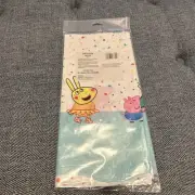Peppa Pig Plastic Table Cover - 54" x 96"| Multicolor | Decoration | 1 Pc.