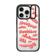 iPhone 16 Pro Impact Ring Stand Case MagSafe Compatible Hello In...