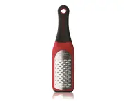 Microplane Artisan Medium Ribbon Grater Stainless Steel Lemon/Lime Zester Red
